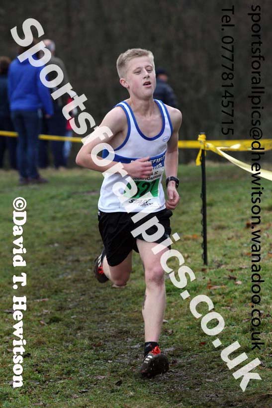 Mens under-20s North Eastern Cross Country, Aykley Heads, Durham. Photo: David T. Hewitson/Sports for All Pics